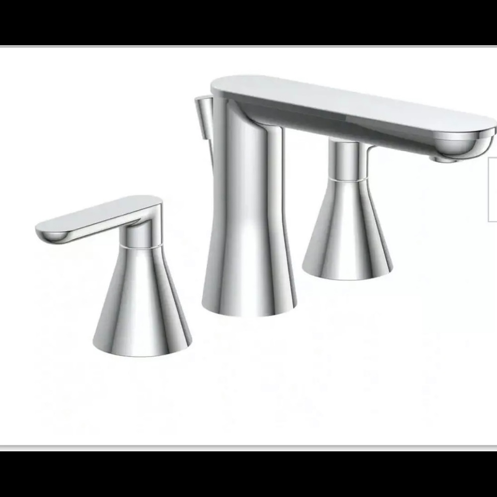 Glacier Bay Chianti 8 in. Widespread 2-Handle Bathroom Faucet in Chrome